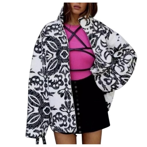 Zara printed quilted jacket - printed,
