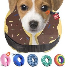Ducomi Inflatable Dog and Cat Neck Brace Brown Donuts, Large
