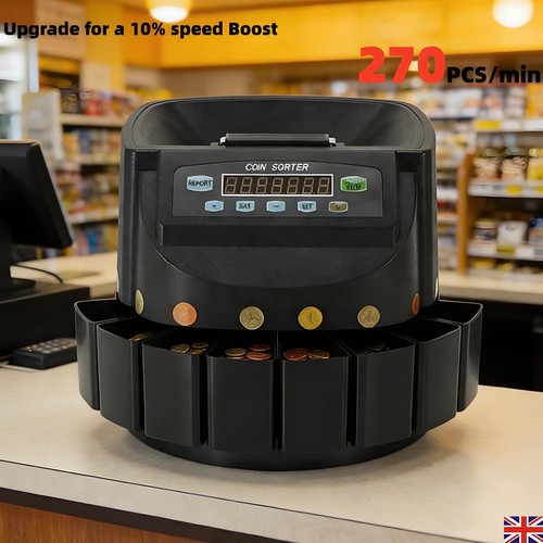 Automatic gbp coin counter - gbp,