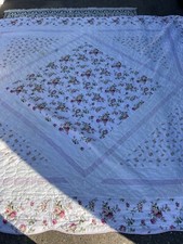 VINTAGE HAND STITCHED RED ROSE