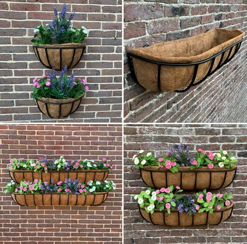 Wall planters metal garden - planters,
