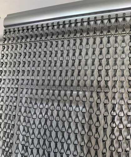 Grey double hook aluminium - grey,