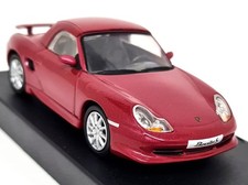 Atlas 1/43 - Porsche 986 Boxster S Hardtop 2002 Red Diecast Scale Model Car