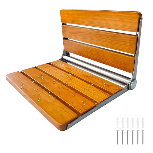 Folding shower seat wall - folding,