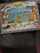 Vintage Fuzzy Felt Pictures Disney’s Bambi RARE FIND