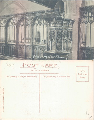 Horley church pulpit screen - church,