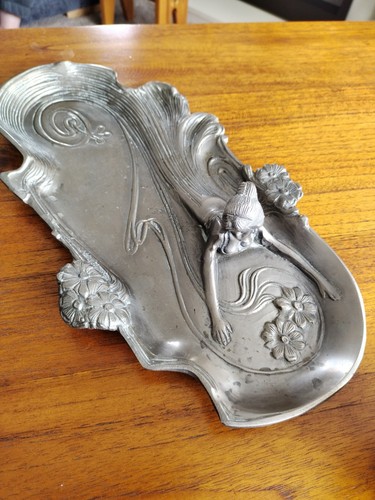 Art nouveau pewter - art,