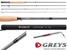 Greys Lance Fly Fishing Rod 4pc Single Hand Trout Salmon Fishing Rod Carry Case