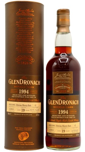 Glendronach single oloroso - glendronach,