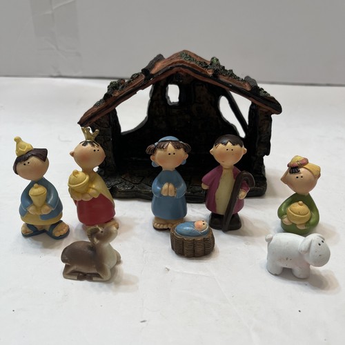 Mini christmas nativity - christmas,