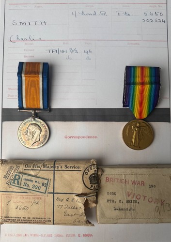 Ww1 pair memorial plaque - ww1, &