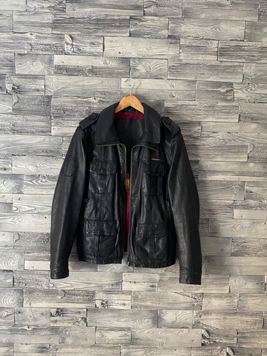 Superdry men black - superdry, leather