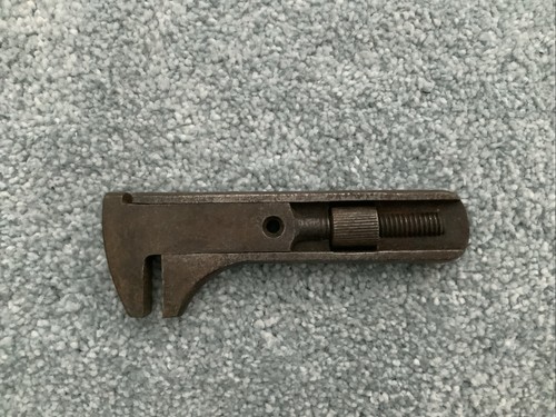 Vintage adjustable spanner - adjustable, /