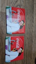 2 Vintage Coca Cola Coke Fridge Magnets