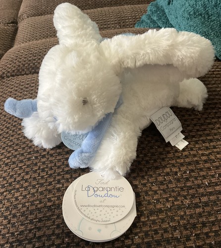 Doudou compagnie white blue - doudou,
