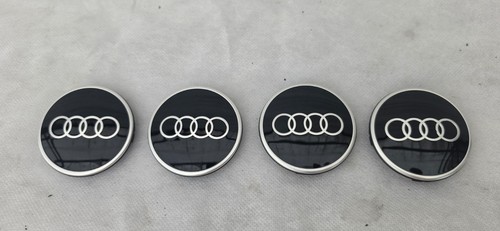 Audi 60mm gloss black alloy - audi,