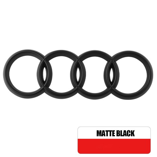 Abs black silver ring badge - black,