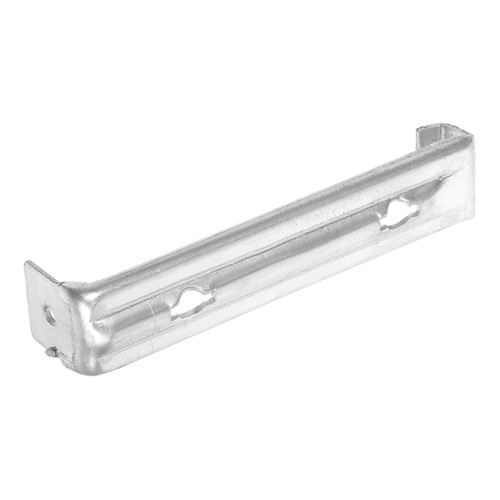 Silver aluminum gutter hangers - gutter,