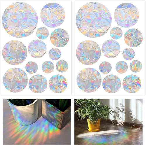Round pieces prism window - round,