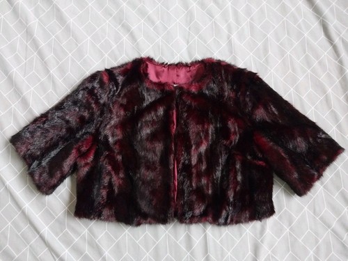 Coast womens faux fur shrug - coast,