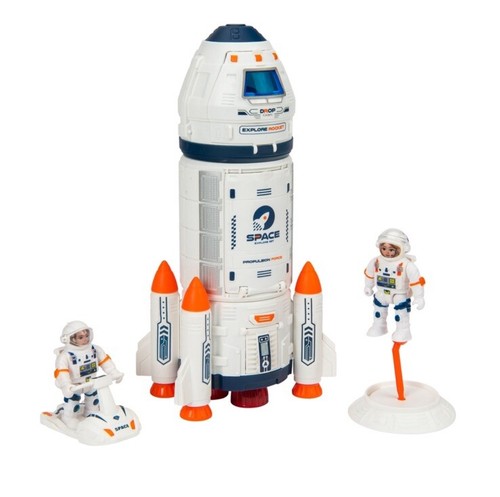 Space rocket with figures - space,