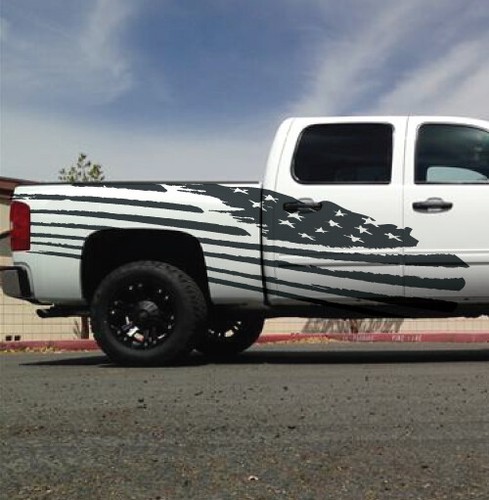 American flag side - american, bed