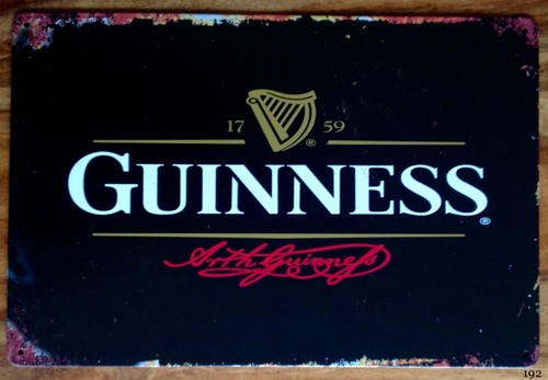 Guinness rusty vintage metal - guinness,