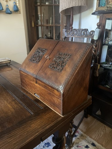 Vintage wood writing - vintage, desk