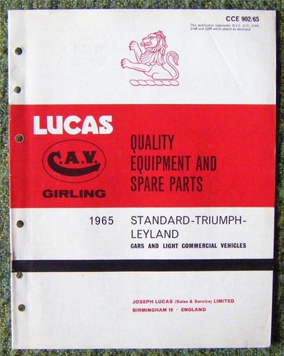 Lucas cav girling - lucas,
