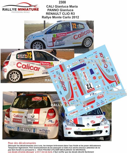 Decals ref 2308 renault - decals,