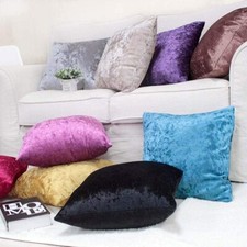 HIGH STREET QUALITY CRUSHED  VELVET LUXURY CUSHION COVERS - Multiple Sizes