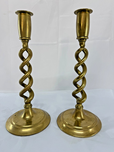 Antique victorian brass open - antique,