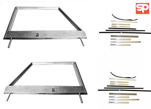 Pair galvansed door tops - tops, &
