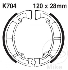 EBC brake shoes with springs fits Kawasaki KE KL KX KDX 125 175 250 A D F