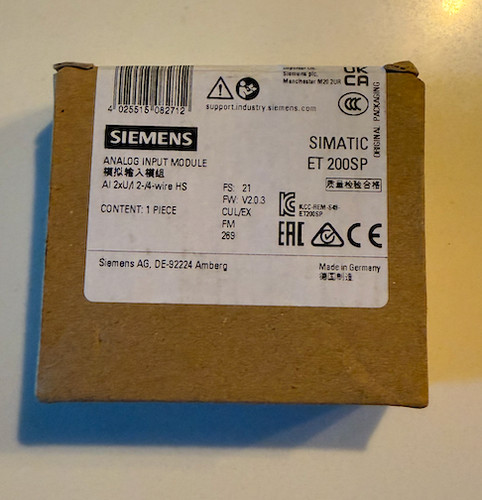 Siemens plc analog input - plc,