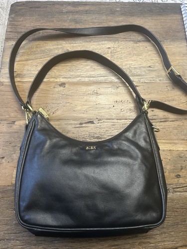 Biba black leather - biba, crescent