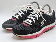 Skechers Shape Ups Liv Smart black and pink trainers Size UK 5 Women's 