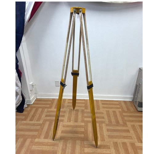 Vintage surveyor tripod wood - surveyor,
