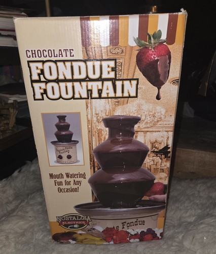 Chocolate fondue fountain - chocolate,