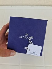 🟢 Swarovski Blue Empty Watch Box 11x11x10 cm - Very Good Condition