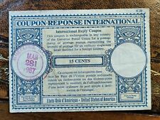 American USA 15 Cent 1967 Reply Coupon Banknote Old Military Money Dollar $