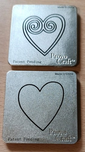 Cuttlebug hearts 2 - x, 2"