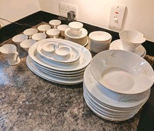 61 pcs 8 places  Zeh scherzer bavaria dinner set tea serving plates saucer Wheat