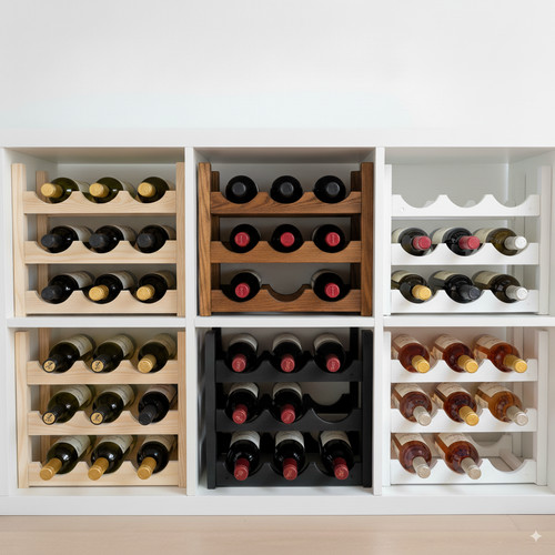 Wine rack for - ikea, kallax