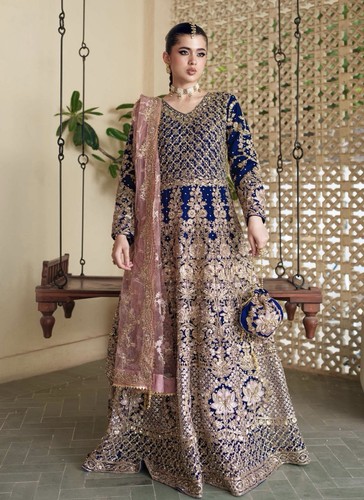 Beautiful blue woman pakistani - blue,