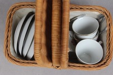 Old large doll basket with