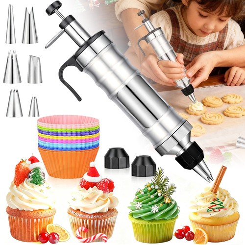 Cookie press dessert decorator - cookie,
