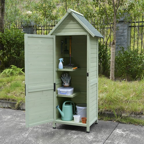 Outdoor wooden storage - wooden, shed