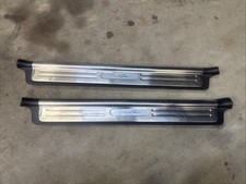 99-05 Mazda Miata MX-5 Pair LH&RH Door Entry Sill Plates Chrome & Black