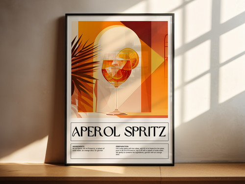 Aperol spritz retro - spritz,